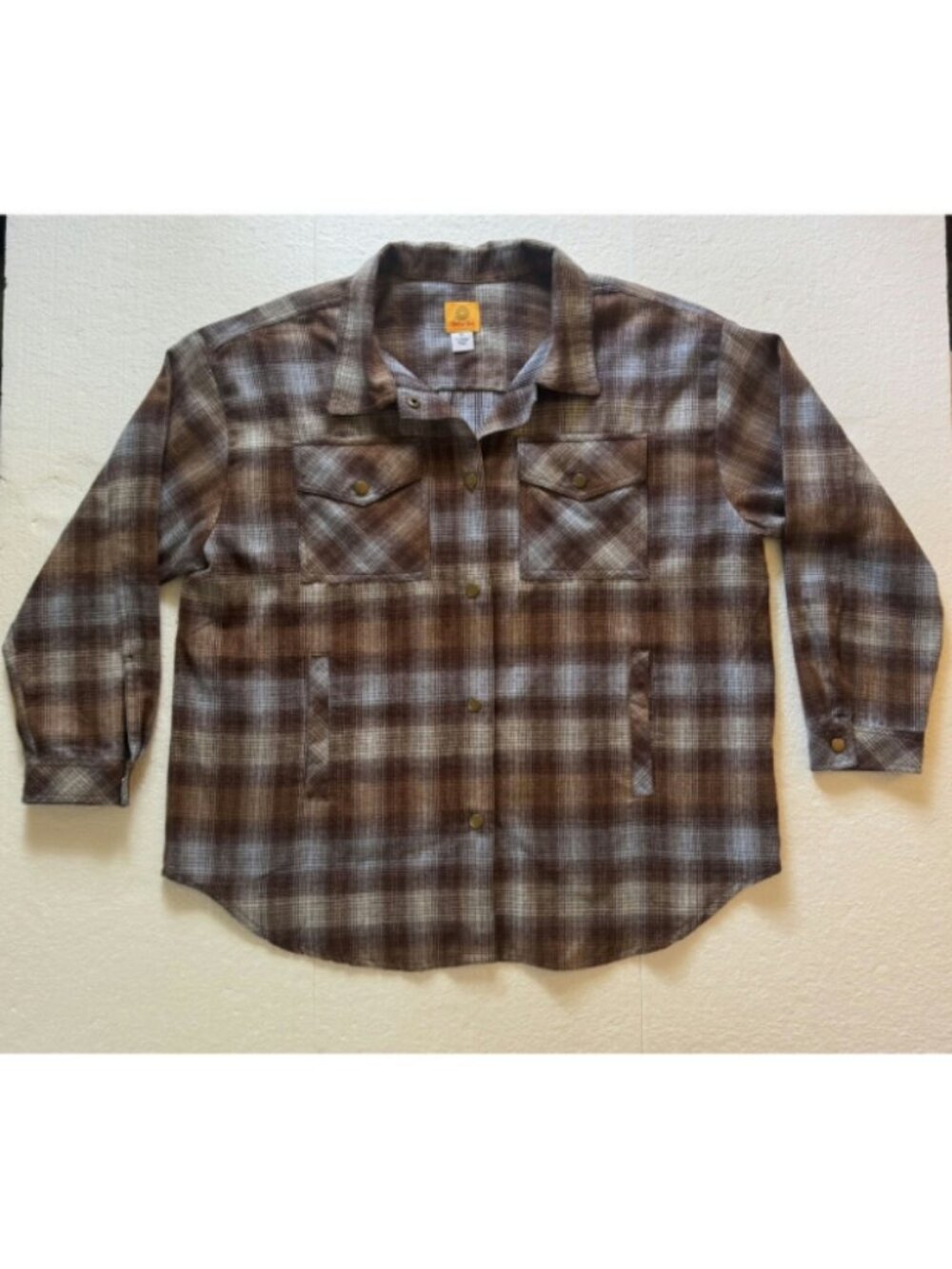 Plaid Ruby Rd. Flannel Shacket Women's XL